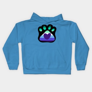 MLM Paw Print Kids Hoodie